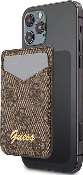 Guess 4G Magnetic Cardslot Triangle Logo