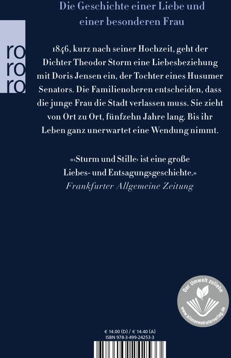 Produktbild Sturm und Stille (Deutsch, Jochen Missfeldt, 2019)