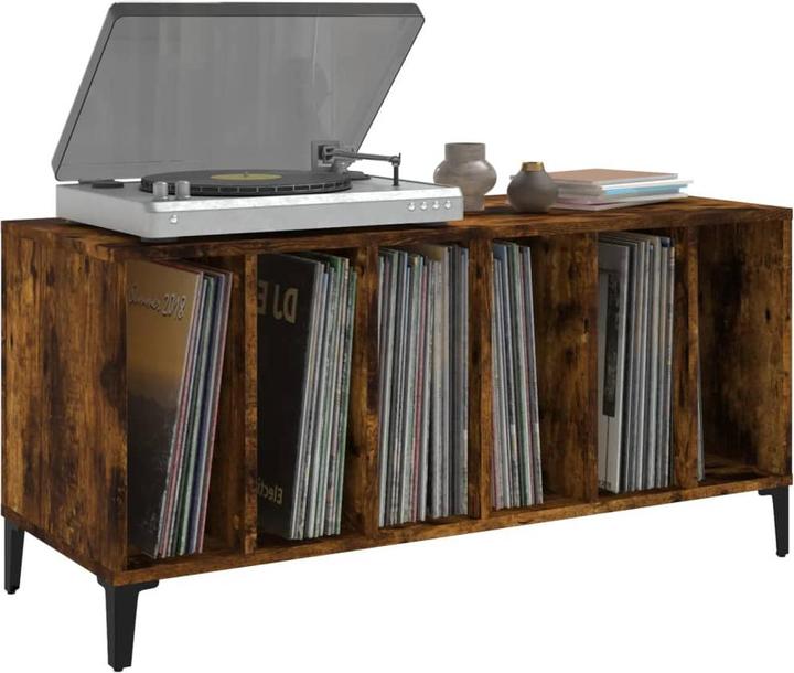 Actual product image VidaXL Plattenschrank Räuchereiche 100x38x48 cm Holzwerkstoff