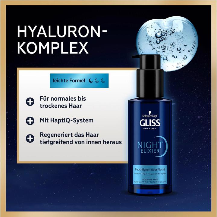 Image du produit Gliss Élixir de nuit Aqua Revive 100 ml (100 ml)