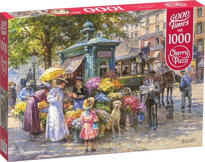Cherry Pazzi Puzzle Blumenmarkt 1000 Teile (1000 Teile)