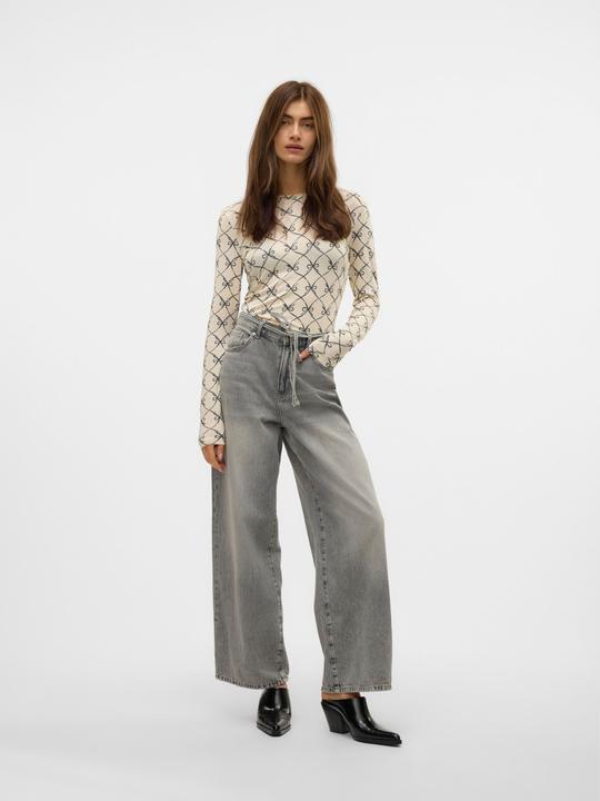 Produktbild Vero Moda VMWIEN Mid Rise Weiter Beinschnitt Jeans Weit geschnitten (W26/L32)