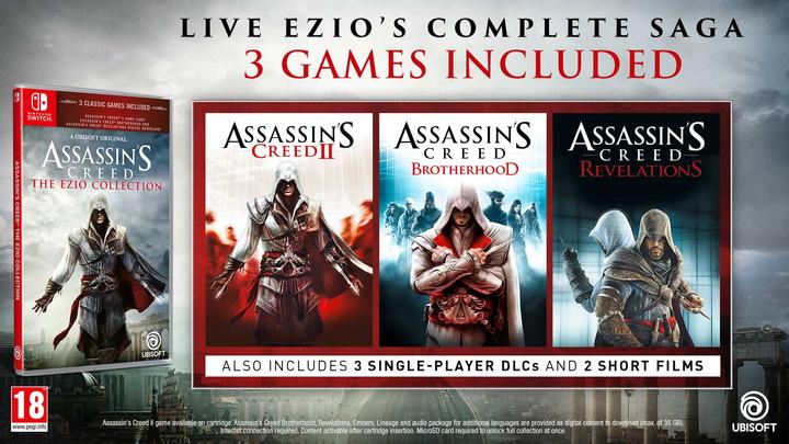 Produktbild Ubisoft Assassin's Creed The Ezio Collection (Switch, Switch Lite, Switch OLED, DE)