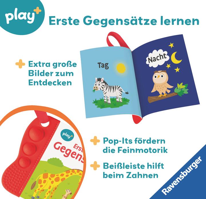 Actual product image Ravensburger play+ flip&pop: First opposites (German)