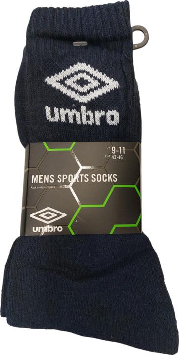 Image du produit Umbro Chaussettes de sport, paquet de 3 (43 - 46)