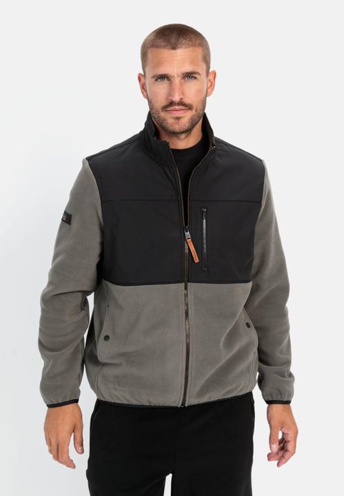Actual product image Camel Active Fleece jacket with stand-up collar made from recycled material (M)