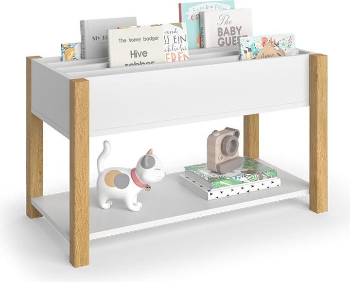 Produktbild VitaliSpa Kinderregal Malia, Weiss/Eiche, 80 x 46 cm