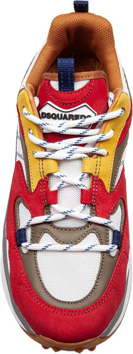 Actual product image Dsquared2 multicolor suede and mesh bubble sneakers (42)