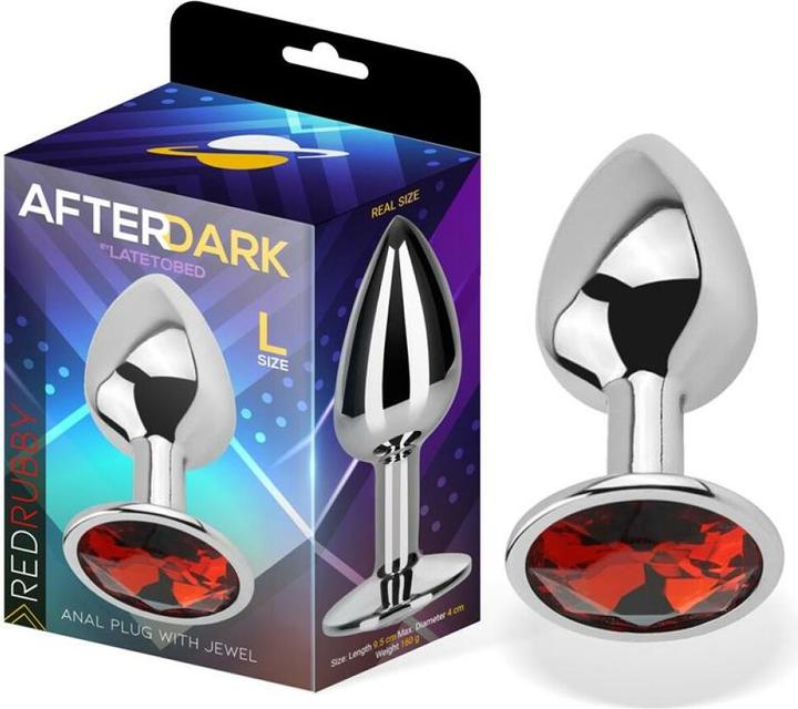 AfterDark Fantasies Butt Plug "Red Ruby" grande
