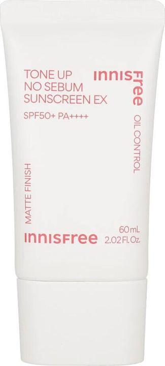 Actual product image Innisfree Tone Up No Sebum Sunscreen EX (Suntan cream, SPF 50+, 50 ml)