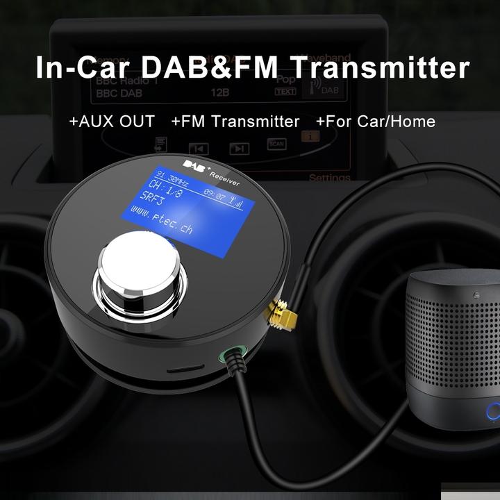 Produktbild P Tec A2 DAB+ Adapter / FM Transmitter
