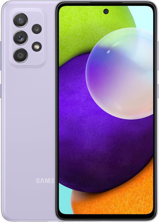 Samsung Galaxy A52 (128 Go, Lavande, 6.50", Double SIM, 64 Mpx, 4G)