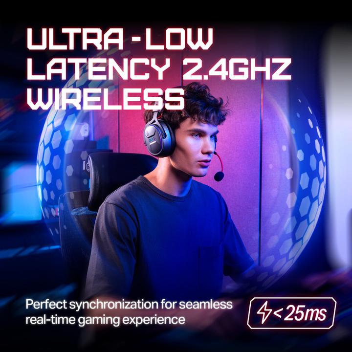 Actual product image OXS Storm G2 Wireless Gaming Headset 7.1 Virtual Surround Sound (24 h)