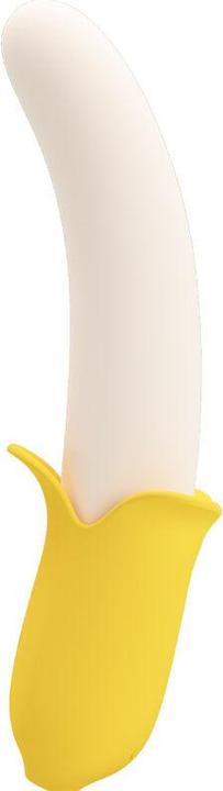 Actual product image Pretty Love Banana Geek Super Power 7 Vibration Settings Up&Down Silicone Black