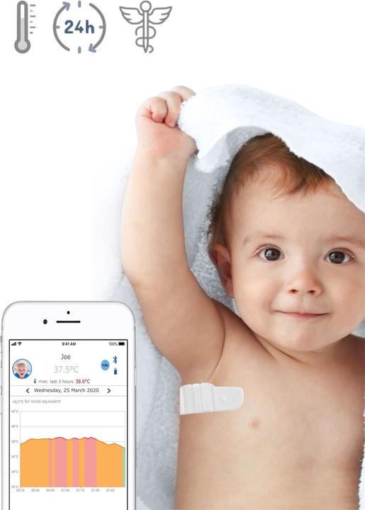 Tucky portable intelligent (Rectal, Aisselle, Bouche)