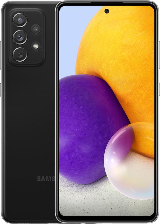 Produktbild Samsung Galaxy A72 (128 GB, Black, 6.70", Hybrid Dual SIM, 64 Mpx, 4G)