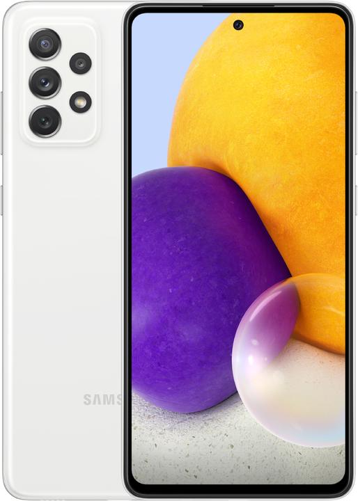 Produktbild Samsung Galaxy A72 (128 GB, White, 6.70", Hybrid Dual SIM, 64 Mpx, 4G)