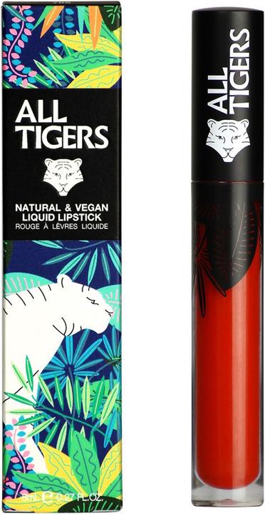 Image du produit All Tigers Rouge à lèvres liquide - Matte 886 ORANGE RED (Orange, Rouge)