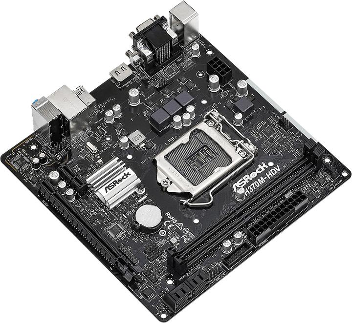 Produktbild AsRock H370M-HDV (LGA 1151, Intel H370, mATX)