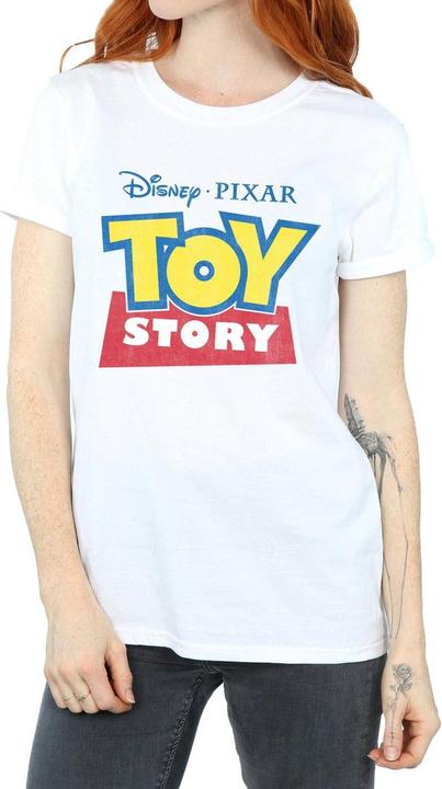 Toy Story Logo Baumwolle Boyfriend TShirt