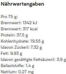 Nährwerte und Zutaten MyProtein Protein Cookie (Doppel Schokolade, 12 Stk., 900 g)