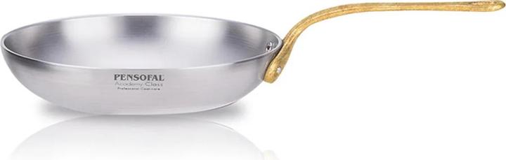 Pensofal 4902 Padella alta con manico in ottone fuso 24cm (24 cm, Padella per friggere, Alluminio)
