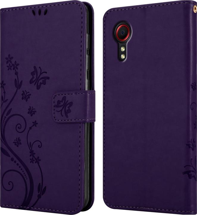 Actual product image Cadorabo Case Flower Book (Samsung Galaxy Xcover 5)