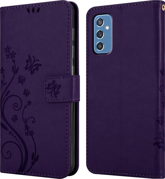 Image du produit Cadorabo Pochette Flower Book (Samsung Galaxy M52 5G)