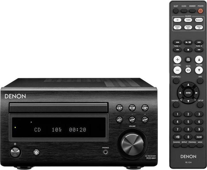 Image du produit Denon RCDM41BKE2 (Bluetooth, Lecteur de CD, 1x 60 W)
