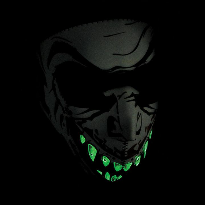 Actual product image ZAN Headgear mask complete Glow in the Dark, Vampire (Men, One size)