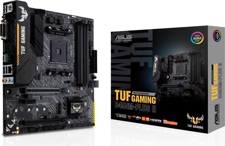 Actual product image ASUS TUF B450M-Plus II Gaming (AM4, AMD B450, mATX)