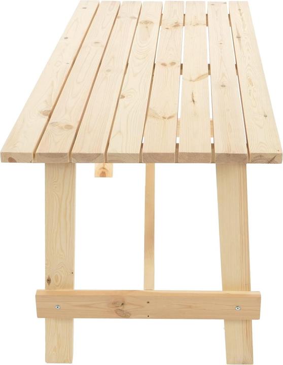 Produktbild Swisshandel24 Holztisch Gartentisch Oslo 148x70 cm Brauereiqualität, massiv - natur (148 cm)