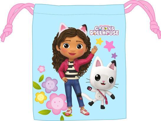 Actual product image Gabby's Dollhouse Backpack bag with ribbons Blue