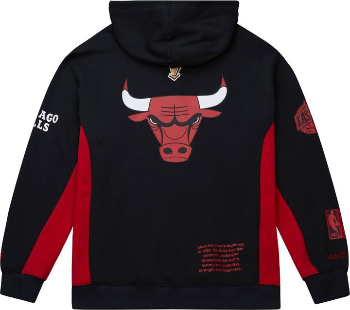 Actual product image Mitchell & Ness Fleece Hoody - ORIGINS Chicago Bulls - M (M)