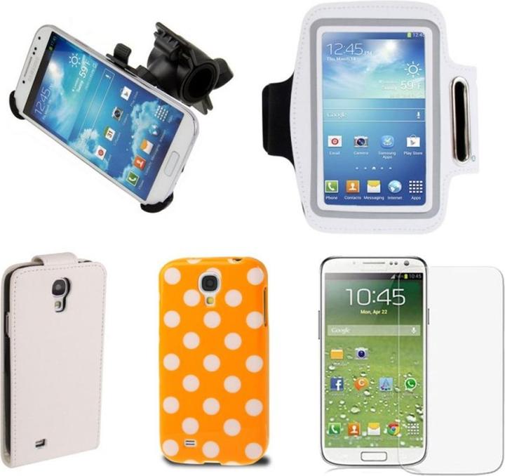 Produktbild König Design Handyset 8 tlg. für Samsung Galaxy S4 GT I9500 / GT I9505 / LTE+ GT I9506 / Value Edition GT I9515 (Samsung Galaxy S4 I9500)