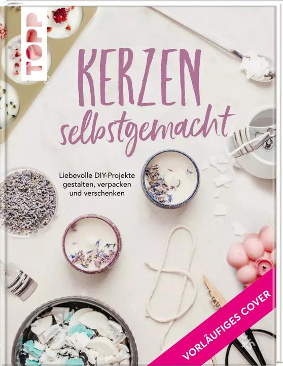 Produktbild Kerzen selbstgemacht. Liebevolle DIY-Projekte gestalten, verpacken und verschenken (Deutsch, Maja Fiedler, 2022)