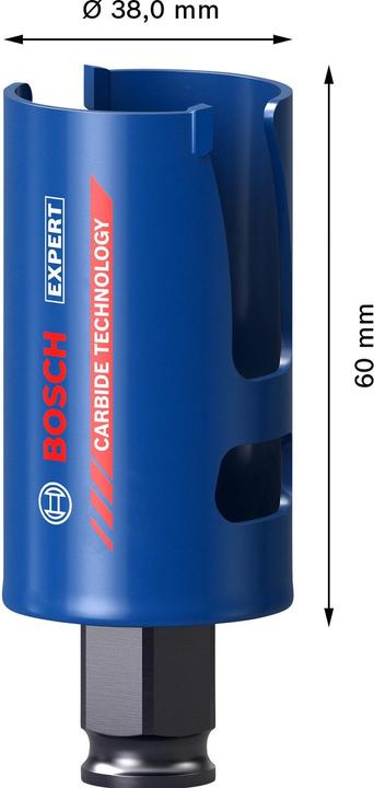 Produktbild Bosch Professional Zubehör EXPERT Construction Material Lochsäge, 38 x 60 mm (38 mm)