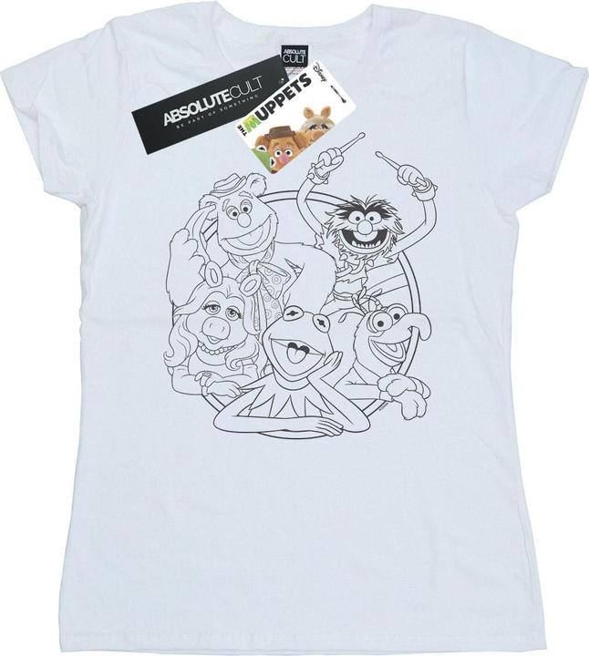 Disney The Muppets Group Line Art TShirt (L)