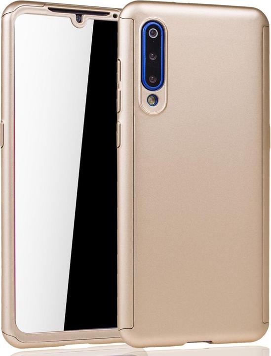 Actual product image König Design Case Mobile Protection for Xiaomi Mi 9 Full Case Cover Screen Protector Bag 360 Gold (Mi 9)