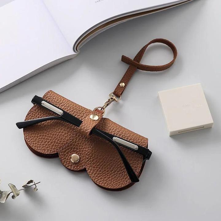Immagine prodotto Only-Bags.Store Copriocchiali in rilievo Carino in pelle PU Occhiali da sole per la lettura Borsa per la