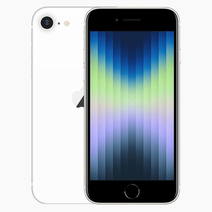 Image du produit Forza Refurbished iPhone SE 2022 (256 Go, Blanc, 4.70", 12 Mpx, Double SIM, B / Très bon)
