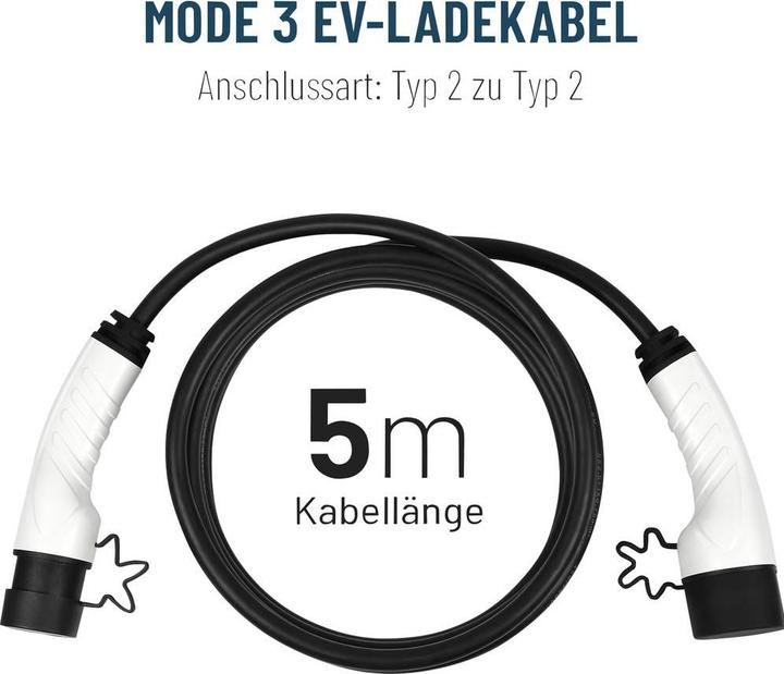 Actual product image Absina 52-231-1001 eMobility charging cable (Type 2, 11 kW, 16 A)