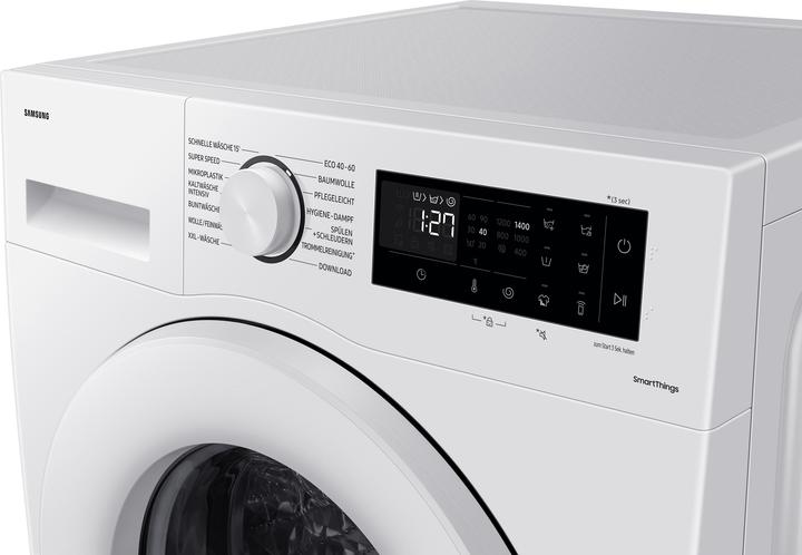 Produktbild Samsung WW5000D, Waschmaschine, 11 kg, EEK: A (-10%), mit Ecobubble™ und Hygiene-Dampf (11 kg, Links)