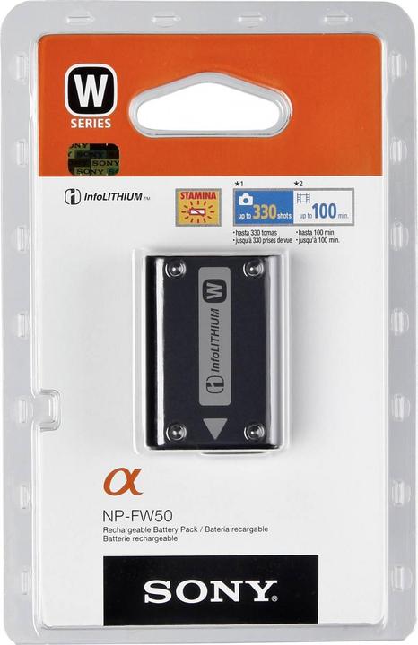 Image du produit Sony Batterie NP-FW50 (Batterie de l'appareil photo)