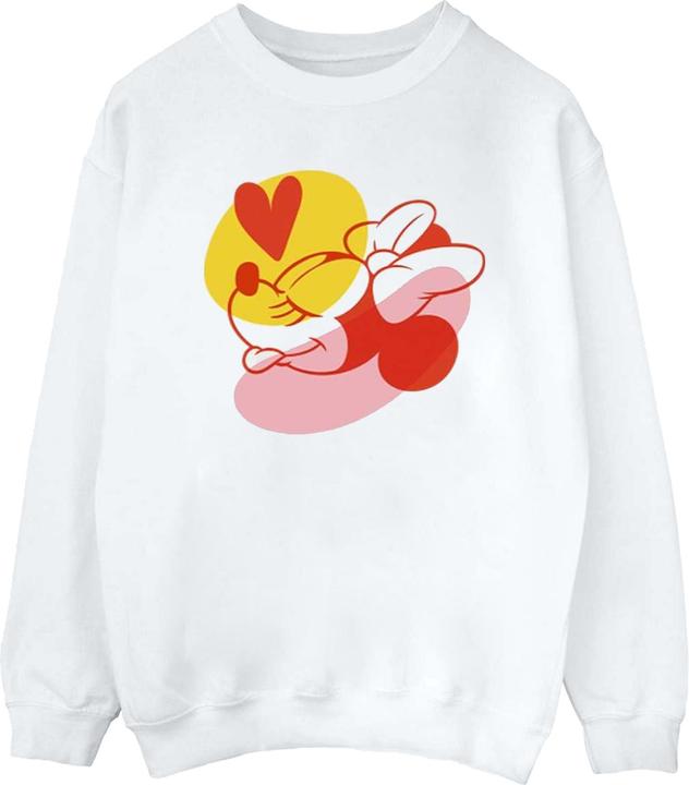Disney Minnie Mouse Tongue Heart Sweatshirt (M)