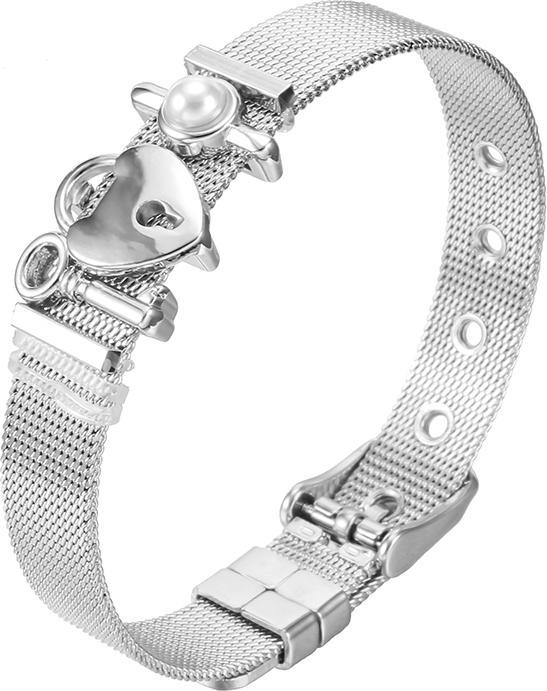 Heideman Mesh Armband poliert (100% Edelstahl)