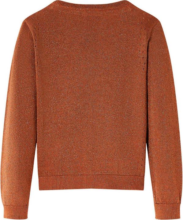 Actual product image VidaXL Children's cardigan cognac 128,Material: 97 % cotton. 3 (128)