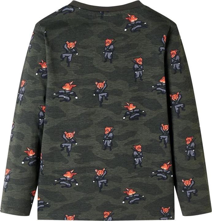 Produktbild VidaXL Kinderpyjama mit Langen Ärmeln Khaki 140,Material: 100 (140)