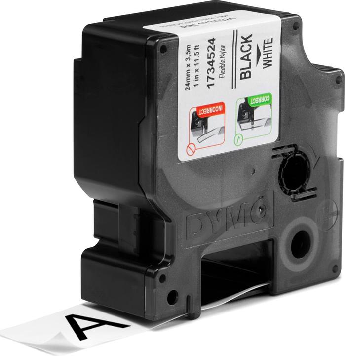 Produktbild Dymo Rhino Nylonband, weiss (9 cm, Mehrfarbig)