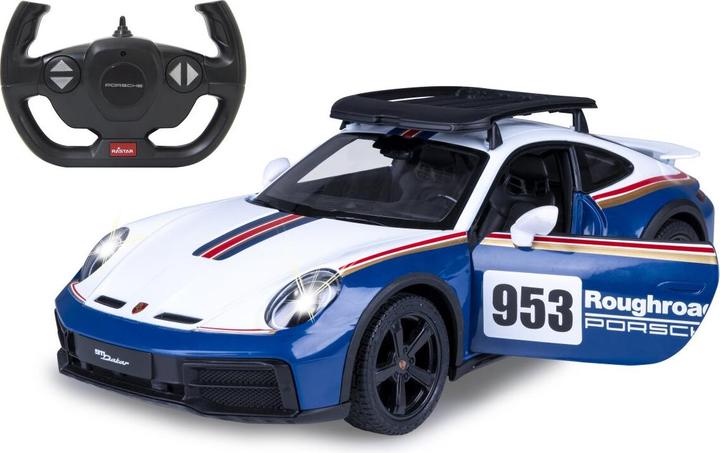 Produktbild Blau Porsche 911 Dakar Performance 1:14 2,4GHz Tür manuell